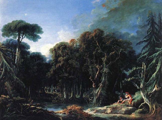 Francois Boucher The Forest oil painting picture